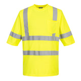 Portwest Class 3 Mesh Panel T-Shirt Lime S397