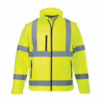 Portwest Yellow Hi-Vis Softshell Jacket