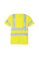 Corner Stone Class 3 Short Sleeve Snag Res. Shirt Lime