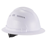 Skullerz HardHat, Full Brim, Lightweight, White