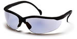 Pyramex Venture II Black Frame/Blue Mirror Safety Glasses