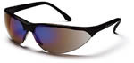 Pyramex Rendezvous Black /Blue Mirror Safety Glasses Dozen