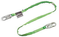 Miller Shock-Absorbing Lanyard, 6', Locking Snap Hooks