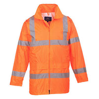 Portwest Hi-Vis Rain Jacket Orange UH440