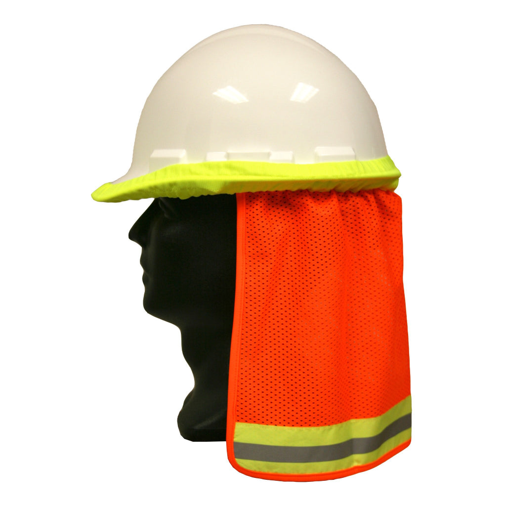 3C Products Safety Orange Neck Shade Cover Hard Hat - SNC5600 - IdeaStage  Promotional Products