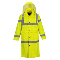 Portwest  UH 445 Hi-Vis Classic Rain Coat 48''