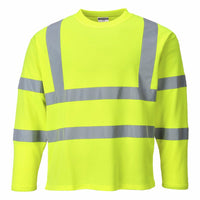 Hi-Vis T-Shirt Long Sleeve Class 3